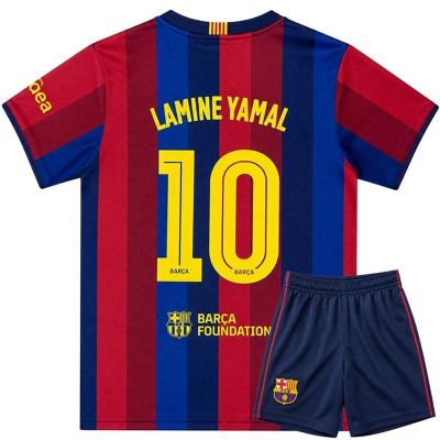 3. FC Barcelona Lamine Yamal Kinder-Set aus Trikot und Shorts in Geschenkbox 2026/27 BD19EY