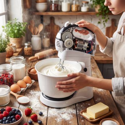 23. Adler AD 4206 Handmixer (300W; weiß)