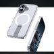 6. Hybrid Armor X Hülle für iPhone 17 mit Ständer, kompatibel mit MagSafe - Transparent