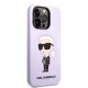 4. Karl Lagerfeld KLHCP14XSNIKBCU iPhone 14 Pro Max 6,7" Hardcase lila/lila Silikon Ikonik
