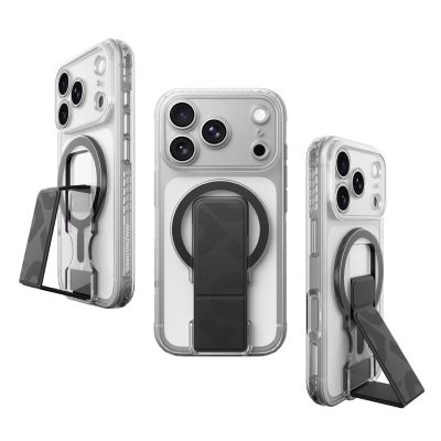 10. AmazingThing Titan Pro Objektivständer-Set für iPhone 18 Pro Max mit magnetischer Halterung und Ständer, kompatibel mit MagSafe – Transparent