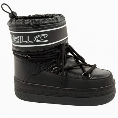 O'Neill Lisa High schwarze gefütterte Winterstiefel für Kinder