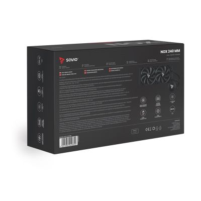 11. SAVIO CPU-Wasserkühlung 240 mm NOX