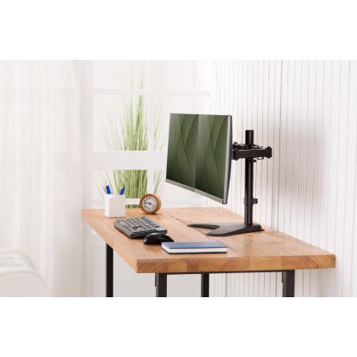 36. DIGITUS DOPPEL-TISCHSTÄNDER 2XLCD MAX. 32" MAX. 2X 8KG NEIGUNGS- UND DREHBAR SCHNELLVERSCHLUSS DA-90401