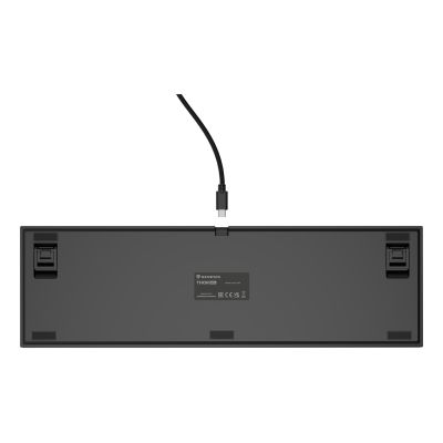 3. GENESIS THOR 404 USB QWERTY Tastatur Englisch Schwarz