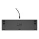 3. GENESIS THOR 404 USB QWERTY Tastatur Englisch Schwarz