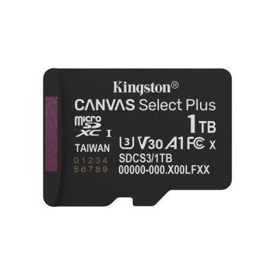 5. KINGSTON microSDXC 1TB Canvas Select Plus 3 + ADP