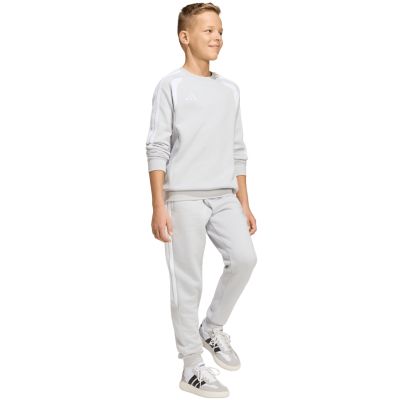 7. adidas Tiro 26 League Sweat Crew graues Kinder-Sweatshirt KF5823