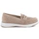 2. Sergo Leone MK098H Damen-Schuhe mit durchbrochenem Muster in Nude.