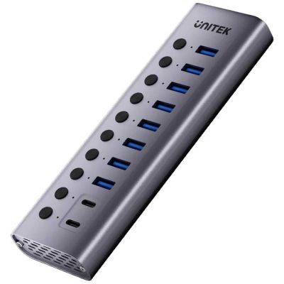 3. Unitek Hub USB C/USB A 10in1 5Gbps mit Port-Umschaltern