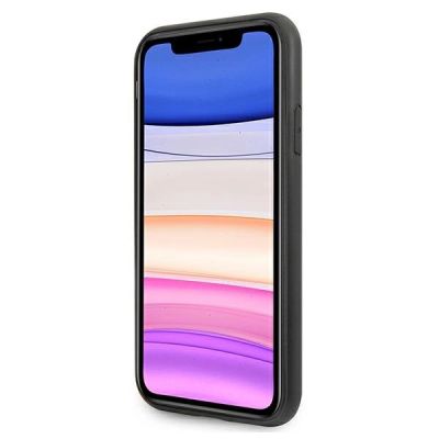 7. Guess 4G Triangle Collection Hülle für iPhone 11 6.1" / Xr - Grau