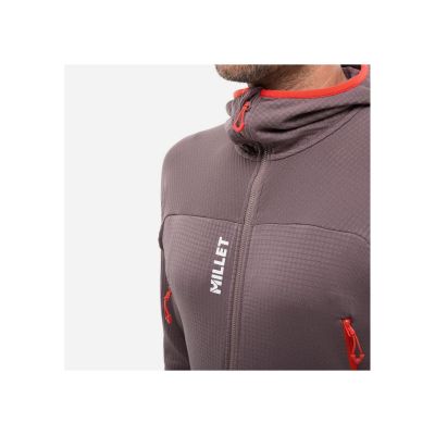 5. MILLET Fusion Grid Hoodie M Lila Pflaume