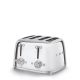 2. Smeg TSF03SSEU Toaster 6, 4 Backfächer, 2000 W, Chrom