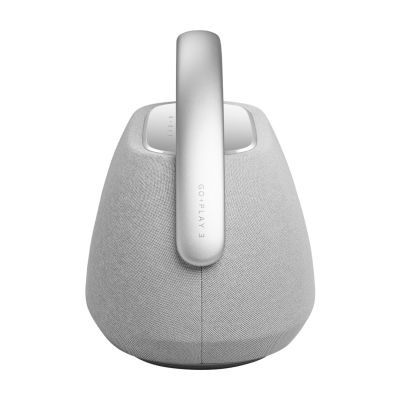 4. Harman/Kardon Go + Play 3 Tragbarer Stereo-Lautsprecher, Grau/Silber, 160 W