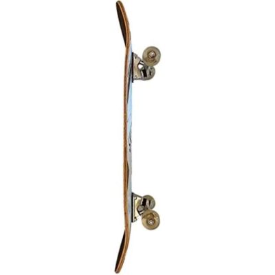 13. SCHWARZ-WEISSES HOLZ-SKATEBOARD FÜR KINDER, BEST SPORTING