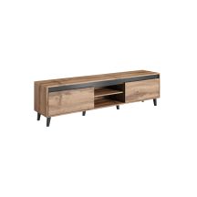 NORD II TV-Schrank 170 cm Wotan Eiche/Anthrazit