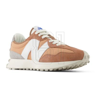 3. New Balance 327 Sneaker, orange Wildleder, Damen/Herren Sportschuhe (U327CI)