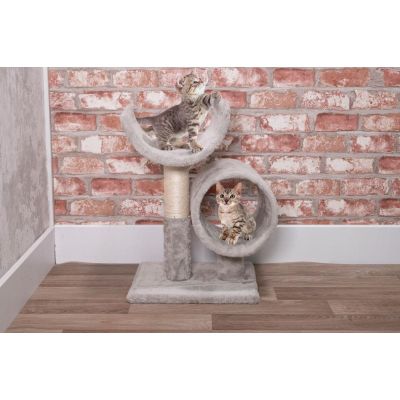 12. Katzenkratzbaum mit zwei Schlafzimmern, 50 cm