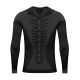 6. Alpinus Tactical Base Layer Thermoaktives Shirt Schwarz und Grau M GT43219