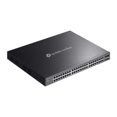 4. TP-Link Omada SG2452LP Netzwerk-Port, Managed L2/L2+ Gigabit-Ethernet (10/100/1000) mit PoE-Unterstützung, 1 HE, Schwarz