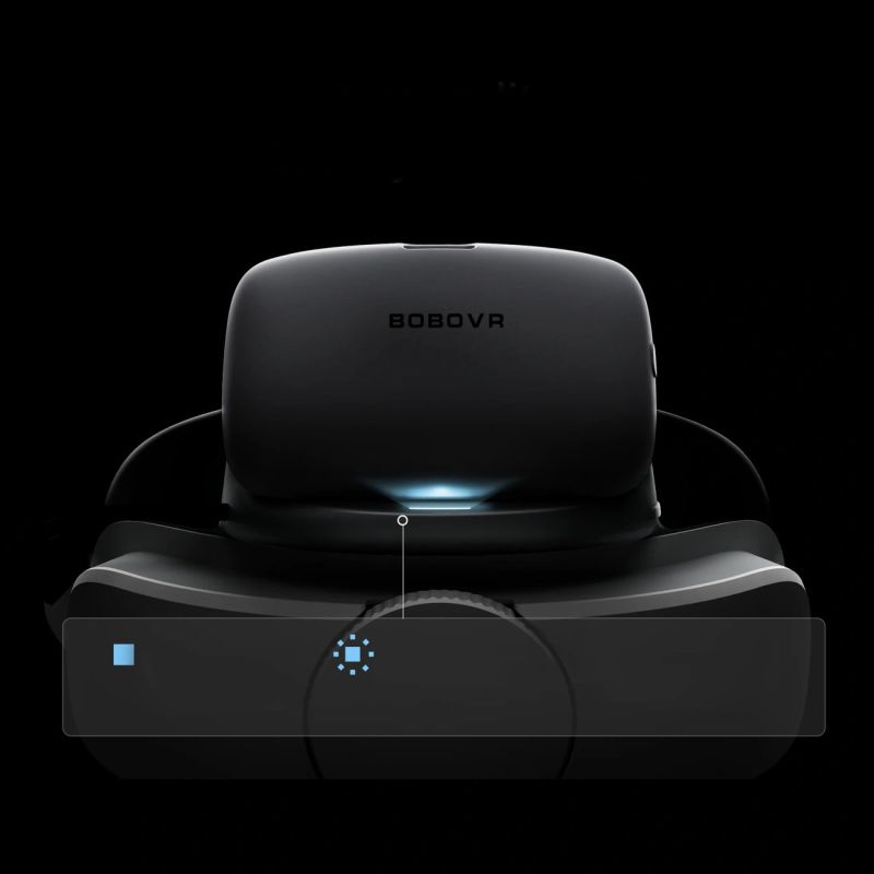 4. BoboVR P4U Kopfband mit Akku für PICO 4 Ultra und Ultra Enterprise – Weiß und Schwarz