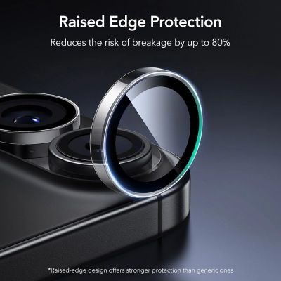 4. ESR Armorite Kameraabdeckung für iPhone 16 / 16 Plus / 17 - Transparent