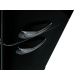 9. Ravanson LKK-250RB 250l Retro-Kühlschrank | LED-Beleuchtung | Vintage-Stil | 545 x 585 x 182 mm | Schwarz