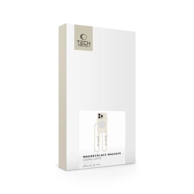 6. Tech-Protect MagNecklace MagSafe-Hülle für iPhone 15 Pro – Beige