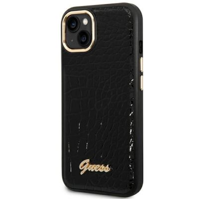 2. Guess GUHCP14MHGCRHK iPhone 14 Plus 6,7 "schwarz / schwarze Hardcase Croco Collection