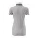 3. Malfini Collar Up W MLI-257A4 Silbergraues Poloshirt