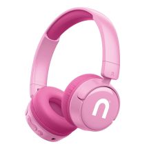 Niceboy HIVE Kinder-Headset, pink, mit Stirnband, für Anrufe/Musik/Sport/Alltag
