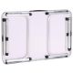 15. Klappbarer Campingtisch 75 x 55 x 25–59 cm, Grau