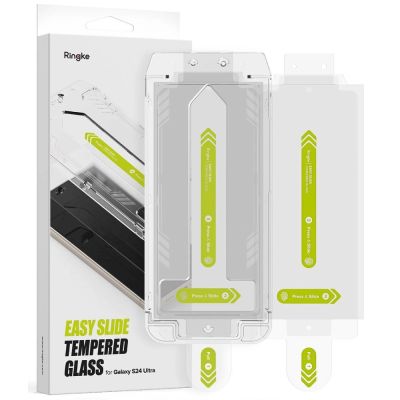 10. Ringke Easy Slide 2er-Pack Panzerglas für Samsung Galaxy S24 Ultra