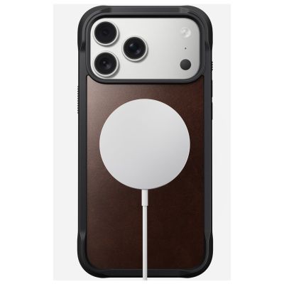 3. Nomad Robuste Lederhülle für 17,5 cm (6,9") Mobiltelefone, Braun