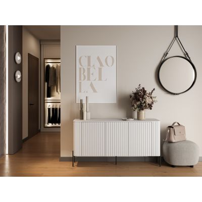 3. VERA Kommode 150x40x80 weiß matt