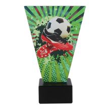 Glas-Fußballtrophäe Triumph