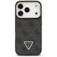 3. Guess 4G PU Dreieck-Logo & Standkamera Magsafe Hülle für iPhone 17 Pro - Schwarz