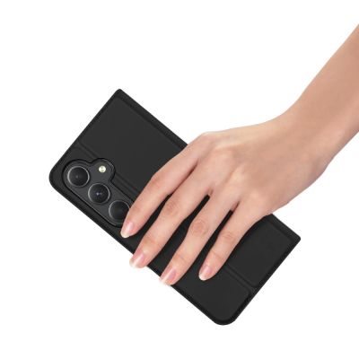 8. Dux Ducis Skin Pro Hülle mit Klappe und Kartenfach für Samsung Galaxy A55 5G – Schwarz