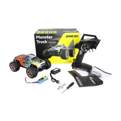 3. Amewi Hyper Go MAX20 Monster Truck Li-Po 750mAh Blau/Orange