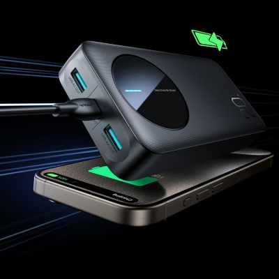 11. Powerbank Joyroom JR-PBF14 20000mAh 2.4A 2x USB-A 1x USB-C - schwarz