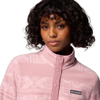 4. Columbia Benton Spring Printed 1/2 Snap 2085611659 Rosa L