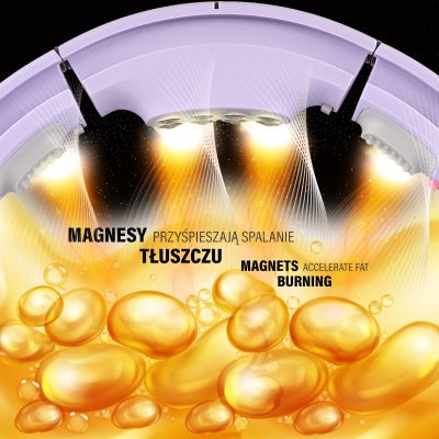 4. Hula Hop HMS HHM13 mit Magneten, Gewichten und Zähler, lila