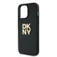 5. DKNY Wrist Strap Stock Logo Hülle für iPhone 14 Pro Max – Schwarz