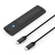 Orico PWM2-G2 M.2 NVME USB-C 10Gb/s Festplattenlaufwerk - Schwarz