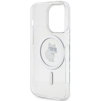 7. Karl Lagerfeld IML Choupette MagSafe Hülle für iPhone 14 Pro – transparent