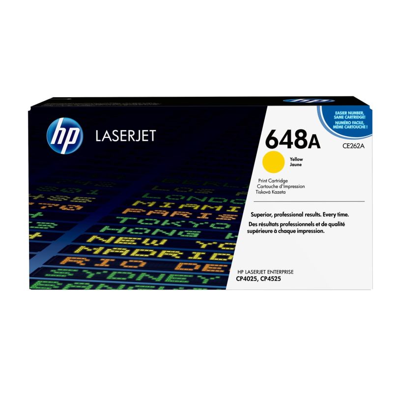 65. Originale gelbe HP 648A LaserJet-Tonerkartusche