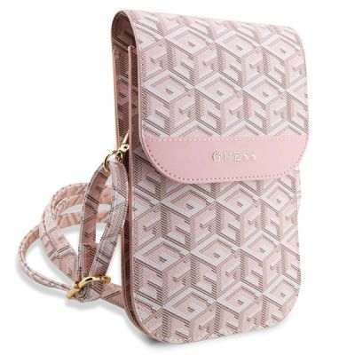 3. Guess Handtasche GUWBHGCFSEP rosa/rosa GCube Stripe