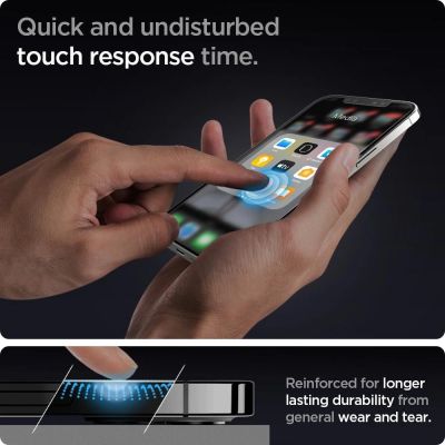 18. Spigen Glas.tR EZ Fit gehärtetes Glas für iPhone 12 / iPhone 12 Pro - 2 Stk.