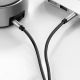 4. Ugreen AV119 10733 Audiokabel Miniklinke 3,5 mm / Miniklinke 3,5 mm 1 m – Schwarz