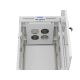 10. LANBERG Standschrank 19" 22U 600x600 GRAU